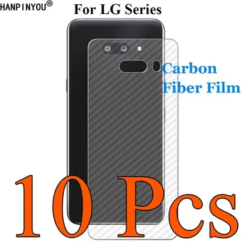 10 kom./lot Za LG G8X V50S V50 ThinQ 5G V30 Plus V30s K11 G7 W10 W30 3D Stražnja Film Od karbonskih vlakana, Zaštitna folija za ekran, naljepnica