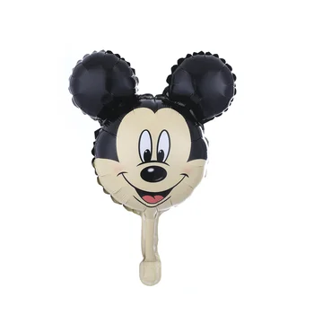 10 Kom Mini Mickey Minnie Mouse Glava Folija Baloni Disney Crtani Dječji Tuš Sretan Rođendan Nakit Za Zurke Za Djecu