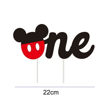134шт Mickey Mouse Rođendan Tema Zurke Годовалое Ukras Balon Povući Zastava Kombinacija Večernje Uređenje Isporuke