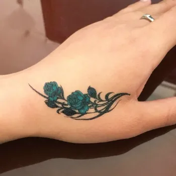 1PC Seksi Žene Leptir Vodootporan Privremeni Naljepnica Cvijet Planet Tetovaže Crni Trokut Tetovaže Tijelo Ruka Lažne Tetovaže Krug
