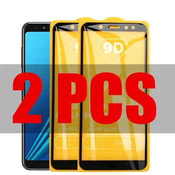 2 komada 9D Staklo za Samsung Galaxy A8 2018 Plus Zaštitno staklo na Samsung A8 plus A8 + A8plus 2018 Zaštitna folija za ekran