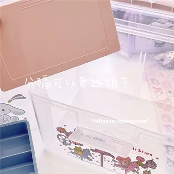 20*16 cm Sanrio Medo Slatka Куроми Cinnamoroll Hellokittys Stolni Kutija Za Pohranu Kutija Za Lijekove Kawaii Anime Igračka Za Djevojčice Poklon Za Rođendan