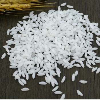 20 g Imitacija rižina zrna Kineski prehrambena zrno model lažni bijela riža dječje igračke DIY pribor za ručni rad pucanje ukras rekvizite