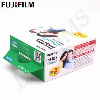 2018 Prirodni Fujifilm Instax 20 Listova KVADRATNOG Bijeli film s rubovima foto papir Za Instax SQUARE SQ10 Hybrid share sp-3 SQ Skladište