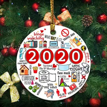 2020 Božićne Dekoracije Drveni Božićno Drvce Privjesak Privjesak Osnovna College Božićni Ukras Božićnih Ukrasa Najbolji Pokloni