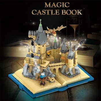2022 Novi Čarobni Dvorac Knjiga Gradivni Blokovi Skupština Model Moc Ideja Cigle Prosvijetli DIY Igračke za Djecu Poklon Set za Rođendan
