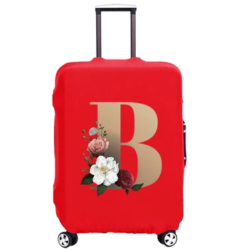 26 od A do z crvene boje sa slovima, torbica za prtljagu, zaštitna torbica, prašinu, deblji elastični, primjenjuje se na 18 