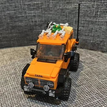 300 + KOM Urban Suv Prvak Brzine Suv Tenk Gradivni Blokovi Land rover Prikupiti Cigle Igračka Na Dar Za Djecu Dječak