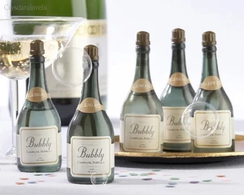 60шт Mini Mjehurića Šampanjca Prazna Boca Vjenčanje College Suveniri Prijem Novu Godinu