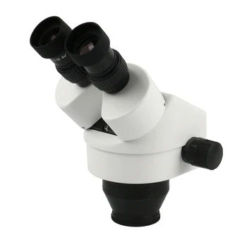 7X - 45X Kontinuirani Zoom Povećanje Stereo Mikroskop Industrijski stalak kompasa Mikroskop Led Ring-Lampe Za Lemljenje pcb Telefona