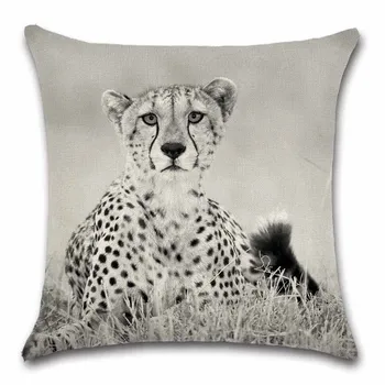 Afrička savana životinje Gepard jastučnicu Dekor Auto Stolica sjedala kauč Dekorativni Kuća djeca jedni dnevni boravak dar Jastučnicu