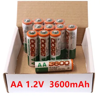 Aicherish Nova baterija baterija baterija baterija baterija tipa AA 3600 mah 1,2 U Ni-MH AA Samo kit 1 Cn (Porijeklo) 4-28 CE