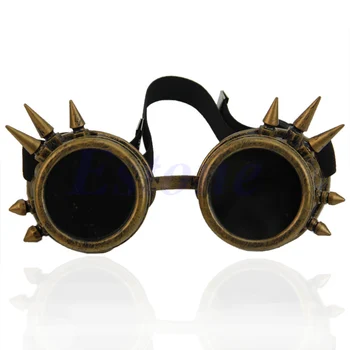 Berba Victorian Gotički Cosplay Zakovice Steampunk Naočale Naočale Za Zavarivanje Punk