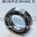 Besplatna dostava ---MR106 ležajevi 10 kom. 6*10*2.5 mm MR106 radijalne ležajeve MR106