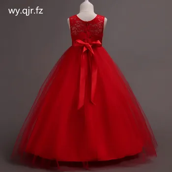 BH-9999R#Crvene haljine s cvjetnim uzorkom za djevojčice, Nova dječja svadba dugo raskošnom čipkan haljina Princeze za djevojčice, haljina za prom, Jeftina prodaja na veliko