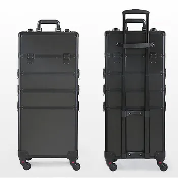 Branded aluminijski okvir, 4 sloja, torbe-kolica, косметичка, косметичка, kotač, profesionalni prtljaga, kofer, putni prtljag, torba za alat