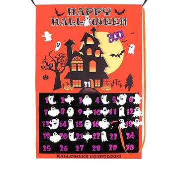 Dekor Za Halloween 2021 Advent Kalendar Duh Bu Osjetio Odbrojavanje Zidni Kalendar Haloween Ukras Za Dom Sretan Halloween