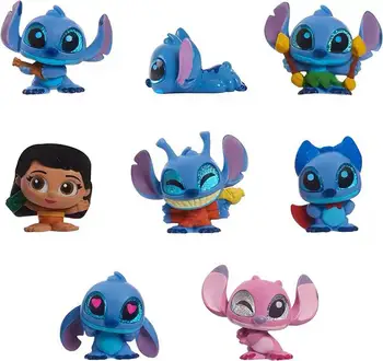 Disney Doorables Stitch Suveniri, Igračke Za Djecu crtani Model Bod Dječji Rođendan Velike Igračke Kutija s Blagom za Dječake i Djevojčice
