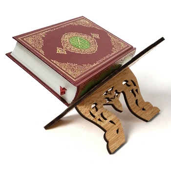 Drveni Eid al-Fitr Islamska bookshelf Ramazan Biblija Držač kur 'an, kur' an, Sveta Knjiga Stalak Рехал Islam Muslimanski Večernje pribor
