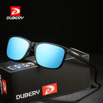 DUBERY Berba Sunčane Naočale Polarizirane Muške Sunčane Naočale Za Vožnju Crne Četvrtaste Naočale Gospodo 6 Boja Model D529