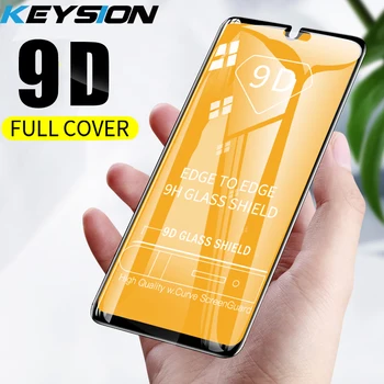 KEYSION 9D Zakrivljeni Kaljeno Staklo za Samsung Galaxy A30 A50 A70 Zaštitna folija za ekran Samsung M10 M20 M30 Staklena Zaštitna Folija