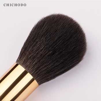 Kist za šminkanje CHICHODO -Luksuzna serija Red Rose -visokokvalitetni kist za puder od kose sivog štakora -kozmetički alat za lice-prirodna ljepota kose