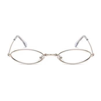 Klasicni Okrugli Leće, Naočale Ženske Metalne Male Rimless Modni Nakit Naočale Modni Prozirni Prozirni Udoban Lagane Naočale