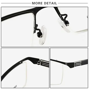 Kvalitetan Bifokalni Anti-Plave Naočale Za Čitanje, Prijenosni Multifokalne Naočale Za Dalekovidnost, Povećalom Naočale Za Umirovljenike Poslovne Ljude, Naočale