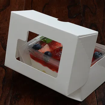 LBSISI Life 20шт Prozirne Kutije Za Tiramisu Kutija Za Муссового Torta za Vjenčanje je Dan Rođenja Cupcake Prašak za Puding za Desert Pakiranje