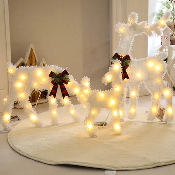Led Light Božićni Ukras za Dom Velike Veličine Božić Doll dar Božićno drvce ukrasima