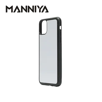 MANNIYA za iphone 11 11 Pro 11 Pro Max Prazan 2D Termosublimacijski TPU guma futrola za telefon s aluminijskim umetcima 10 kom./lot