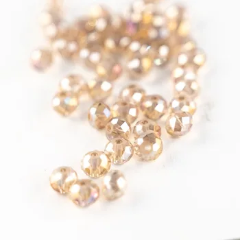 MH Rasvjetna staklo nove prozirne staklene perle 4*6 mm 50 kom. austrijske rez kristalno staklene perle za izradu nakita svojim rukama