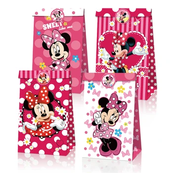 Minnie Mouse Proizvodnja Kutija Čokolade Poklon Paketi Kutije Za Kokice Djeca Minnie Rođendan Nakit Poklon Paket Dječji Pribor Za Tuširanje