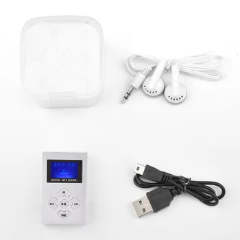 MP3 Music Player Mini Prijenosni Metalni LCD Glazbeni Player, Walkman Sportski MP3 Player Prijenosni Disk Za Pohranu Podrška za SD TF Kartice