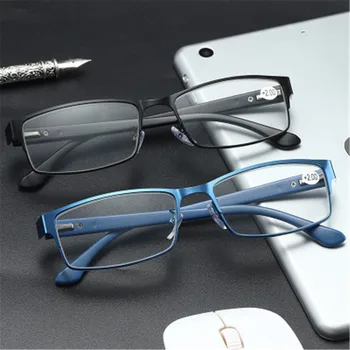Muške Poslovne Naočale za čitanje u Okvirima Od legure titana, Muške Naočale za Dalekovidnost i Dalekovidost, Naočale na Recept + 1,00 ~ + 4,0 Diopters, Auto vid