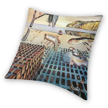 Nadrealizam Slike Salvador Dali Navlake za Jastuke Home Dekor Kvadratnom Poznat Art Bacanje Jastučnicu 45x45 cm Jastučnica za Kauč