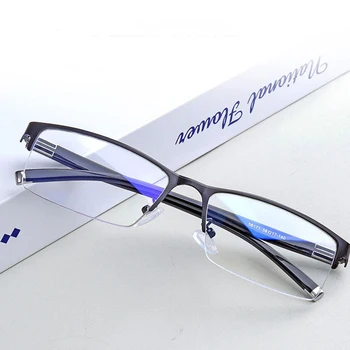 Naočale s anti-plavom svjetlošću, Gospodo Poslovne Naočale za kratkovidnost, od -1,0 do -6,0, četvrtastog okvira, naočale za Kratkovidnost sa диоптриями