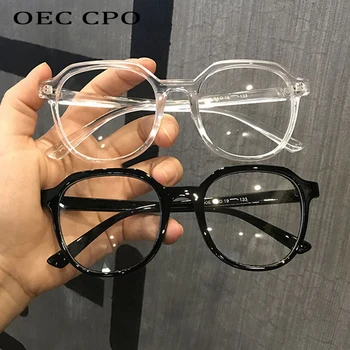 OEC CPO Prozirne Optički Rimless za Naočale s Plavim svjetlom, Ženske Dizajnerske Marke Prozirne Rimless za Naočale za Muškarce, Naočale O882