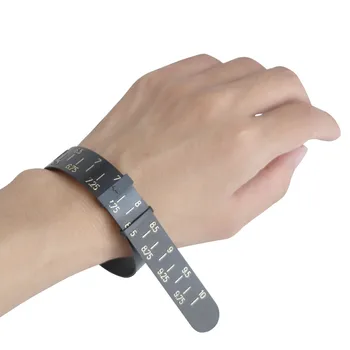 Plastična narukvica za mjerenje veličine ručnog zgloba, narukvica, mjerač veličine nakit, alat za mjerenje veličine ručnog zgloba, narukvica, koji mjeri dimenzije 15-25 cm/5-10 cm