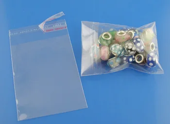 Plastične Самоуплотняющиеся torbe Pravokutni prozirne kuglice za pohranu Naušnice DIY Nakit torbe (Korisna površina: 8x7 cm) 10 cm x 7 cm, 200 kom