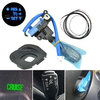 Prekidač cruise control sa plavim pozadinskim Osvjetljenjem Za Toyota Hilux Revo Fortuner SR5 M70 M80 84632-34011 45186-0K120-C0 Poklopac Upravljača