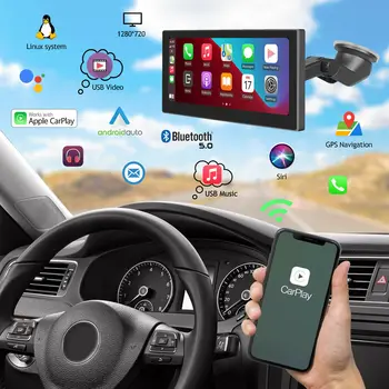 Prometni Top Bežični Apple Carplay i Android Auto, 8,8-inčni Monitor sa zaslonom osjetljivim na dodir Gen 2, Prijenosni Auto radio za sve automobilske Prijemnika