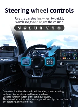 S-072A Auto Player Android 10,1 GPS Navigacijski Sustav Media Player Carplay Android Auto BT i WIFI HD video retrovizor