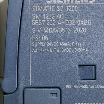 SIMATIC S7-1200 SM1232 modul analognih izlaza 6ES7232-4HD32-0XB0 6ES7232-4HB32-0XB0 6ES7231-4HD32-0XB0 6ES7231-4HF32-0XB0