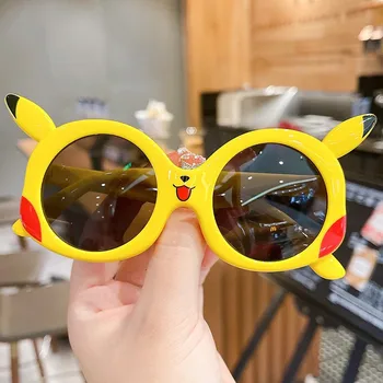 Sunčane Naočale S Uzorkom Pikachu, Polarizirane Sunčane Naočale Sa Zaštitom Od Uv Zračenja, Dječje Sunčane Naočale Pokémon, Ogledalo Plastične Naočale, Ženski