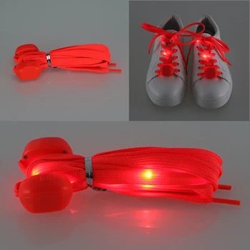 Svjetleće Led vezice vezice su osvijetljen u mraku noći Led vezice za tenisice Tenisice ravne cipele