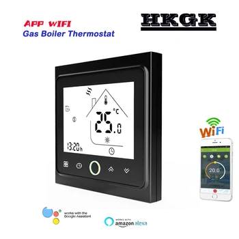Termostat plinskog kotla 24VAC 95-240VAC za suhu kontakta i pasivni kontakta, WIFI termostat može raditi s Alexa Google home