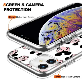 Torbica Za telefon sa po cijeloj površini Mickey Mouse Disney za Apple iPhone 14 13 12 11 Pro Max mini XS Max XR X 8 7 Plus SE 2020 Prozirni poklopac