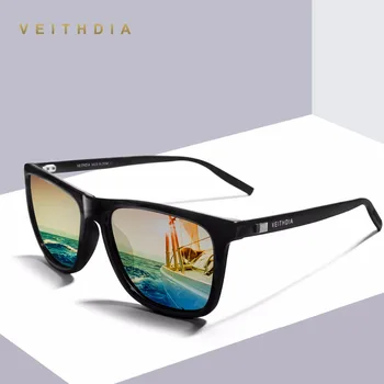 VEITHDIA 2022 Unisex Klasicni Aluminij + TR90 Polarizovana Muške Sunčane Naočale Dizajnerske slr Vintage Naočale za Vožnje za Žene nijanse