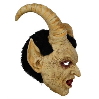 WAYLIKE Halloween Strašna Maska Demon, Đavo je Lucifer Rog Latex Halloween Maske Film Cosplay Ukras Festival Večernje Isporuke Rekvizite